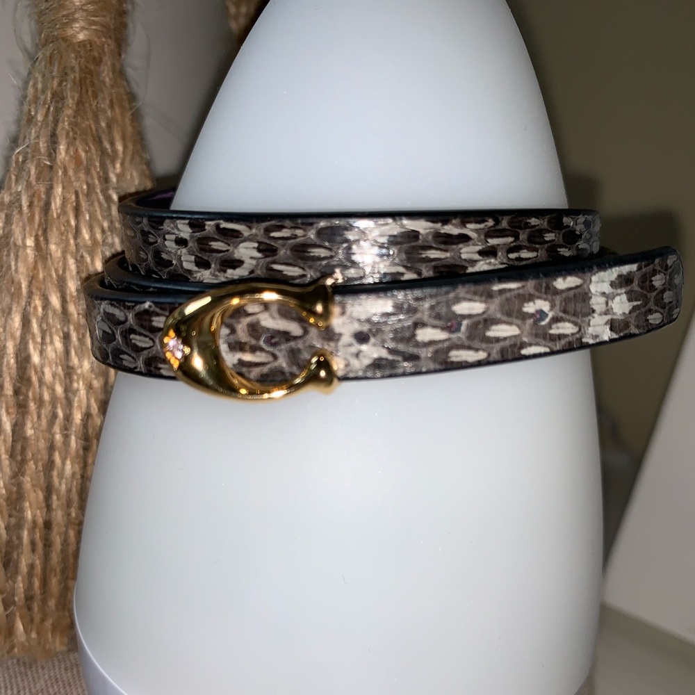 COACH wrap bracelet